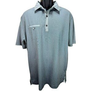 Footjoy FJ Golf Mens Athletic Fit Polo Shirt Large Solid Lisle